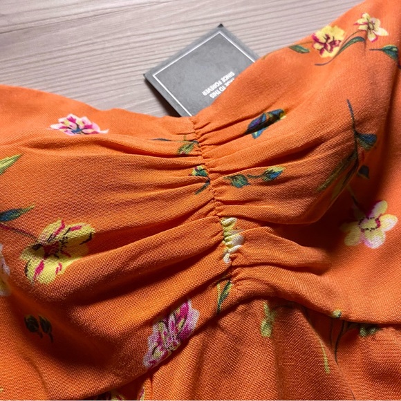 Volcom Floral Mucho Mahalo Coral Cami Flowy Tank Top - Picture 5 of 11